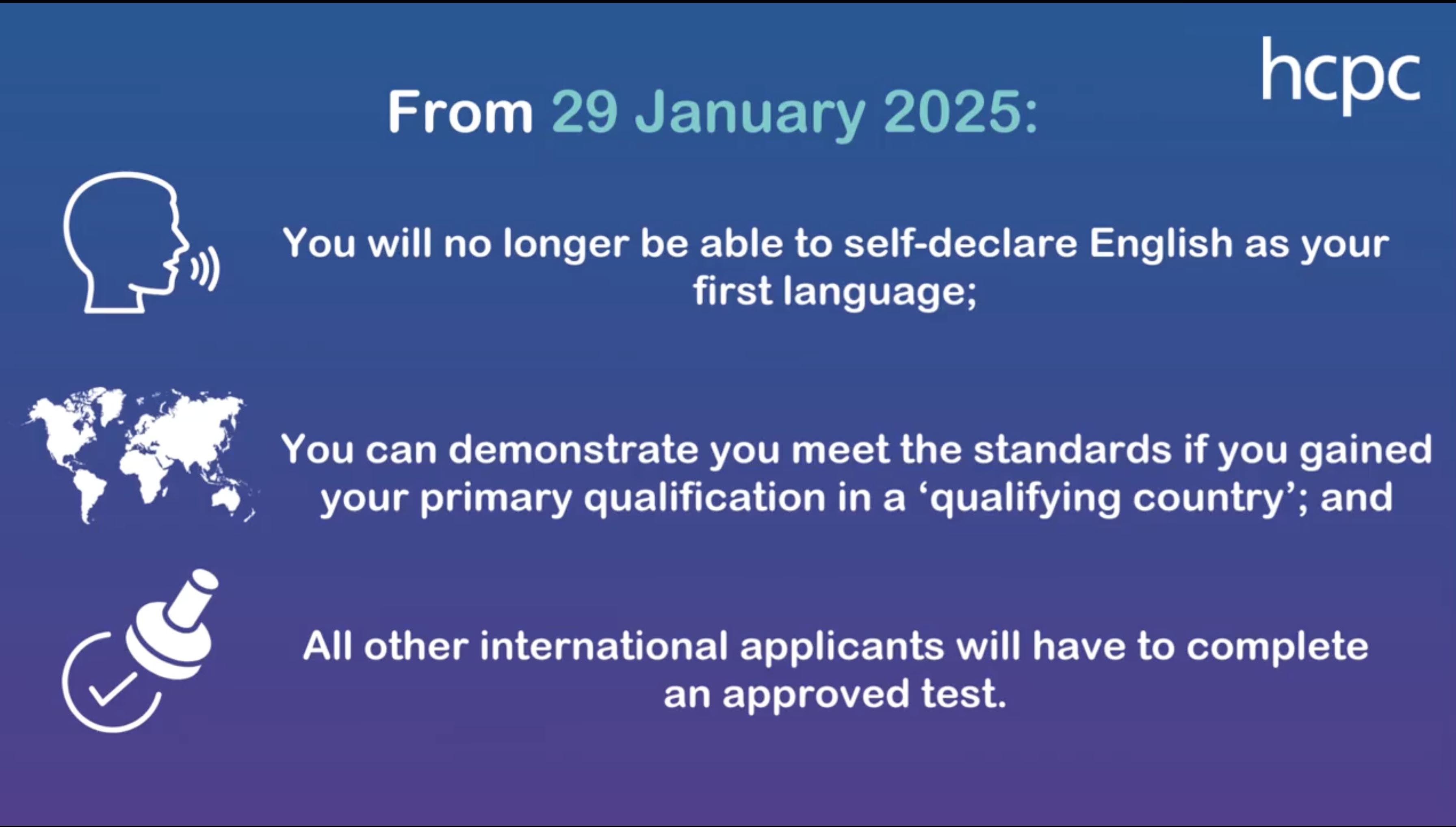 English language update