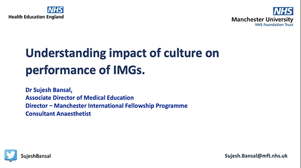 Understanding impact of culture